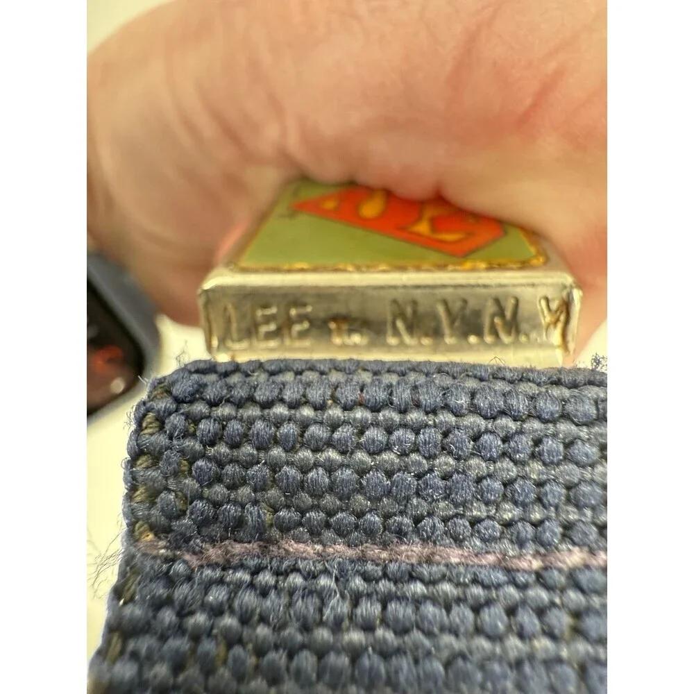 Vintage Superman DC Comics Belt and Magnet Buckle Kids Comic Belt Adjustable